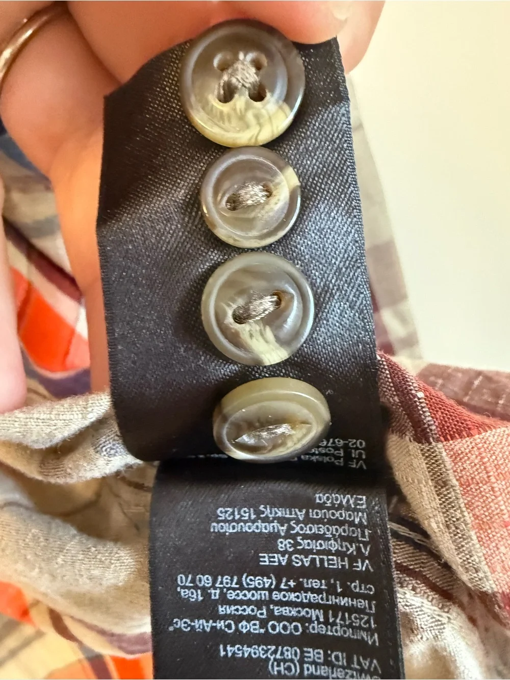 The North Face button front
